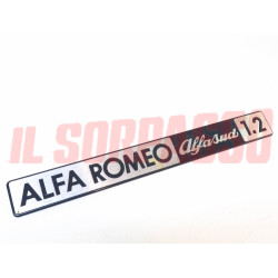 SCRITTA COFANO POSTERIORE ALFA ROMEO ALFA SUD 1200 3 SERIE ORIGINALE NOS