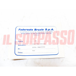 FODERE COPRI SEDILI ANTERIORI POSTERIORI FIAT 850 SPECIAL MARRONI ORIGINALE NOS