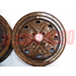 CERCHI RUOTA 5 X 13 ATTACCO FIAT 850 124 125 127 128 A112 ABARTH CONSUD NOS
