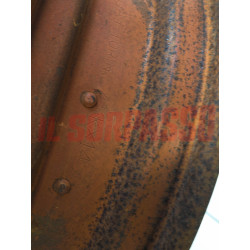 CERCHIO RUOTA CERCHIONE FIAT 1400 1900 BERLINA CABRIO 4.5x14 ORIGINALE FERGAT