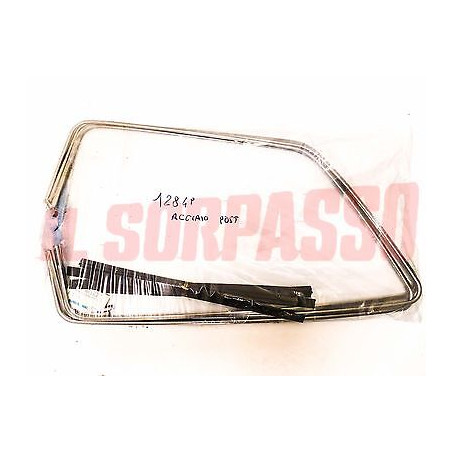 PROFILI RASAVETRI RASCHIAVETRI ACCIAIO PORTE POSTERIORI FIAT 128 4  PORTE 1S