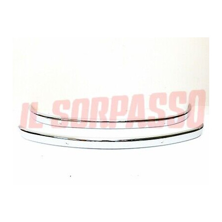 PARAURTI ANTERIORE + POSTERIORE FIAT 600 + D DOPPIA CROMATURA 45 MICRON