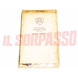 GUARNIZIONI SERIE KIT SMERIGLIO VALVOLE ALFA ROMEO GIULIETTA SPIDER SPRINT 1 S