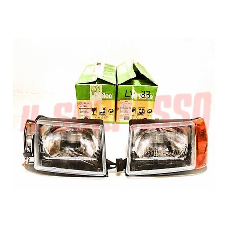 GRUPPI OTTICI DESTRO + SINISTRO FANALE FARO AUTOBIANCHI Y10 VALEO