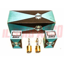 COPPIA LAMPADINE ORIGINALI SIPLE AUTO CAMION TRATTORE 6 VOLT 45/40 WATT