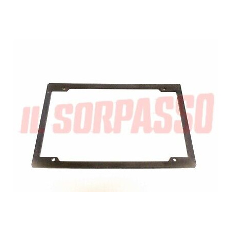 CORNICE PORTA TARGA POSTERIORE NERA ALFA ROMEO LANCIA FIAT ANNI 80 ORIGINALE