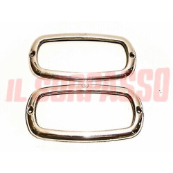 CORNICI CROMATE FANALINI ANTERIORI LANCIA APPIA 2 3 S FLAMINIA ORIGINALI CARELLO