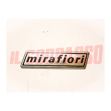 SCRITTA SIGLA MIRAFIORI PER FIAT 131 ALLUMINIO ORIGINALE